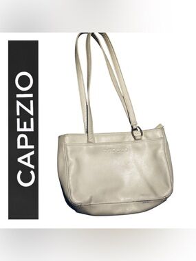Capezio Women's Cream/Ivory Tote Bag 90’s Classic Handbag/woman purse